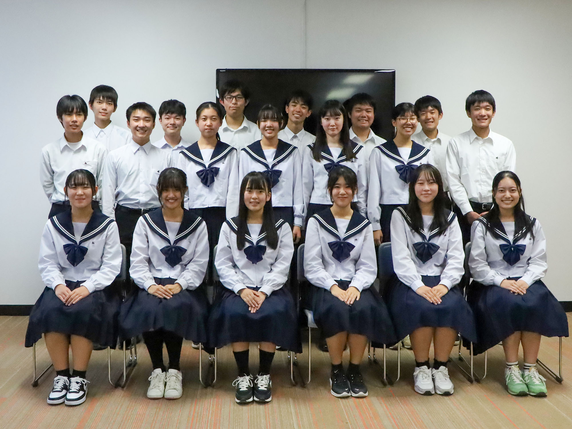恵那高等学校の音楽部のみなさん