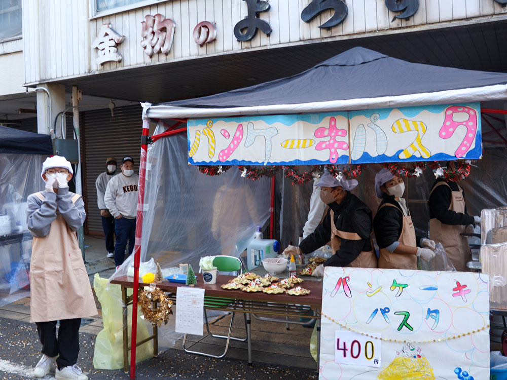 パンケーキパスタのブース