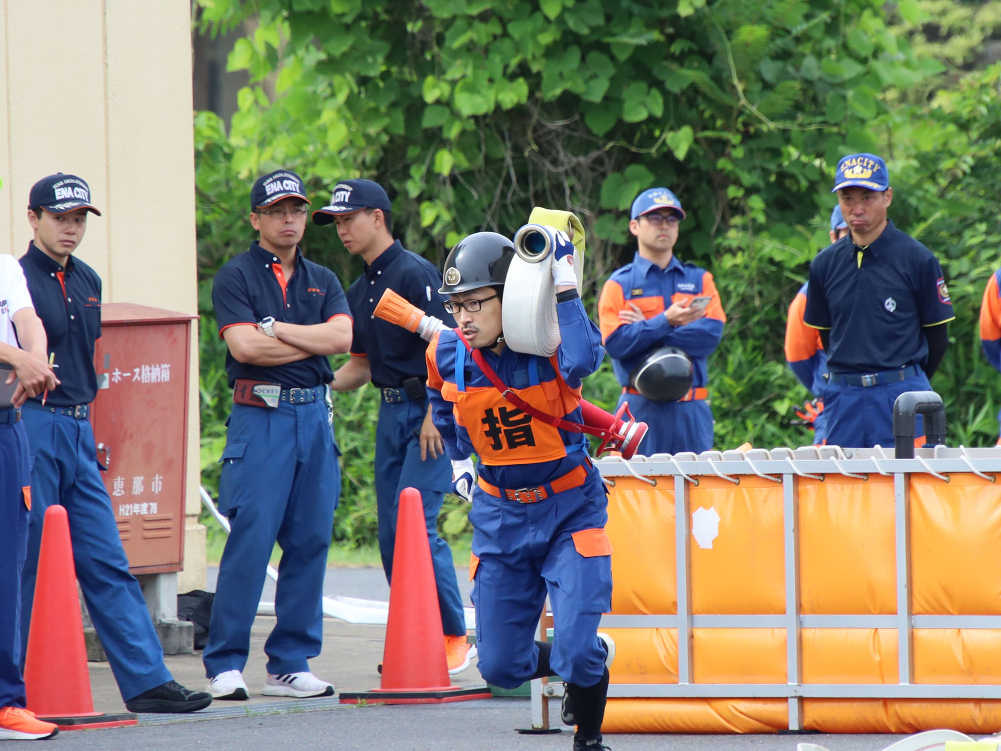 武並分団の操法