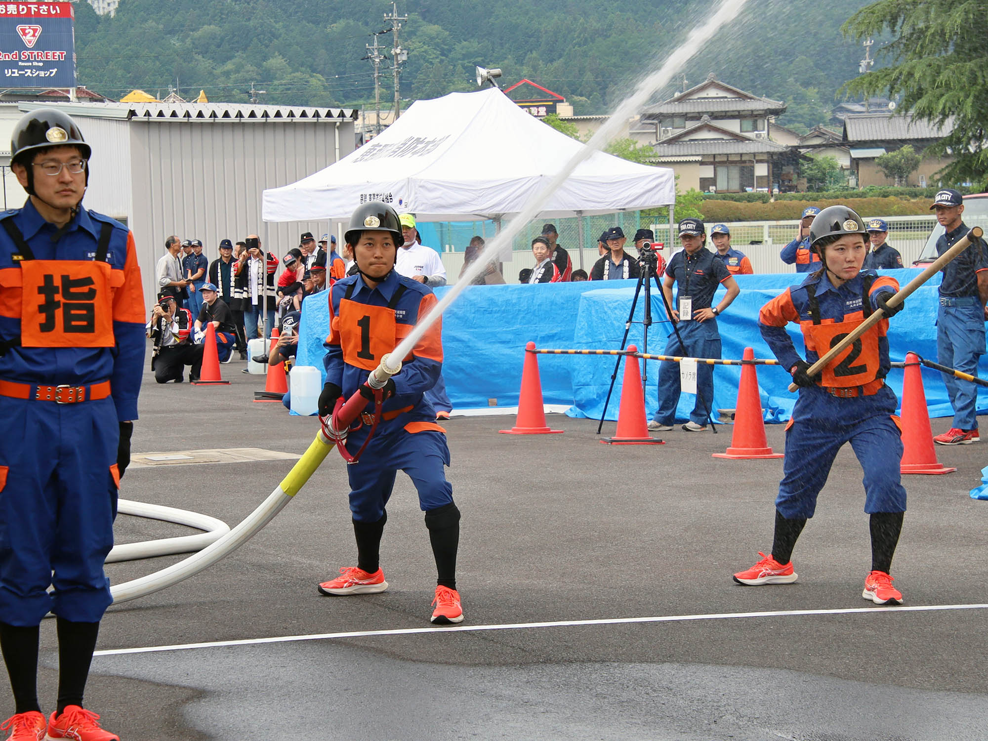 大井分団の操法