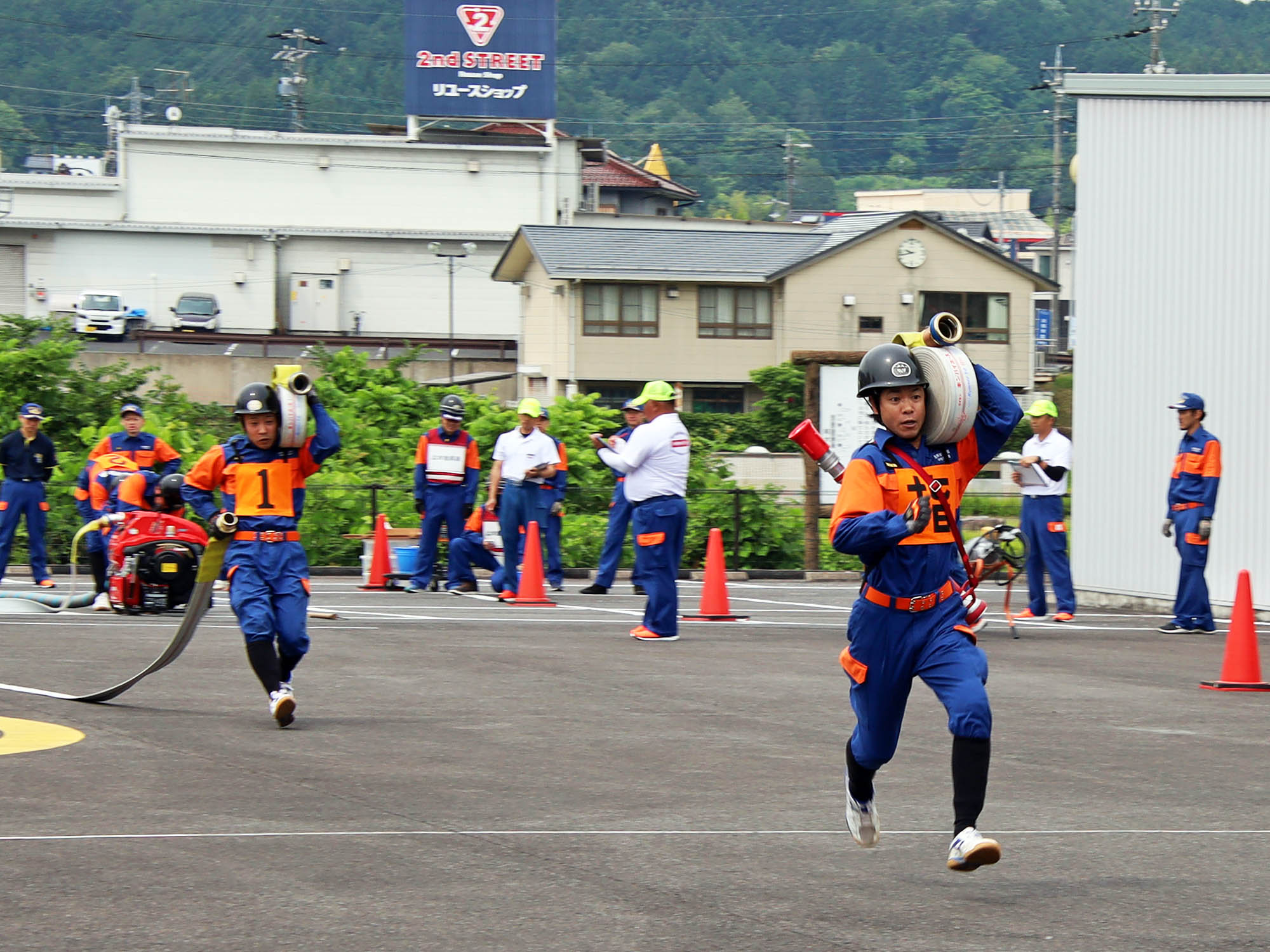 中野方分団の操法