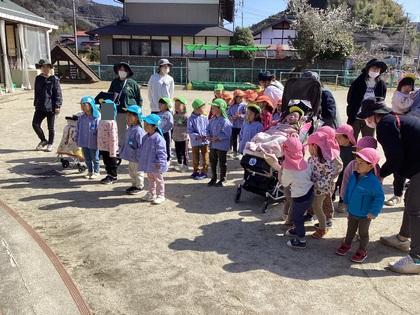 ミッチーさんに挨拶