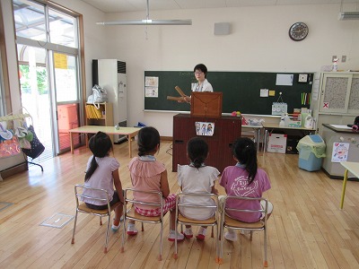 紙芝居拍子木