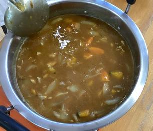 カレーの完成