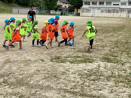 サッカー教室の画像