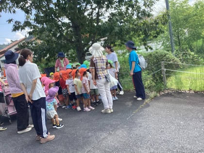 第二避難所まで避難練習