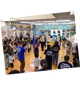 親子で盆踊り