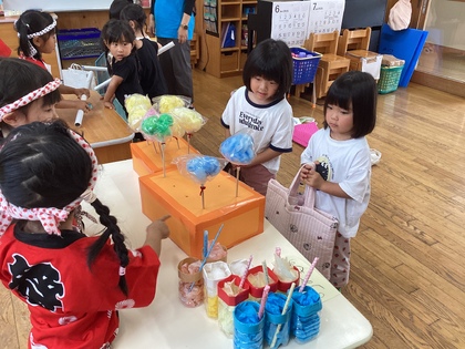 綿菓子のお店