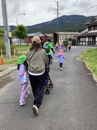 親子で頑張って歩きました。