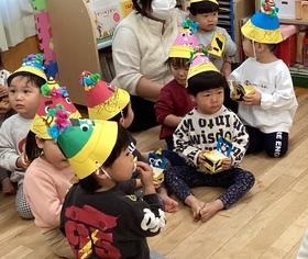 歳の数だけ豆を食べます。