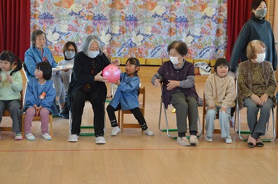 ボールを回したよ