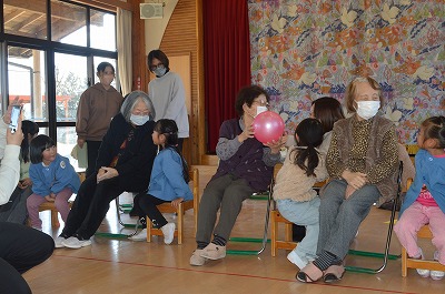 ボールを回したよ