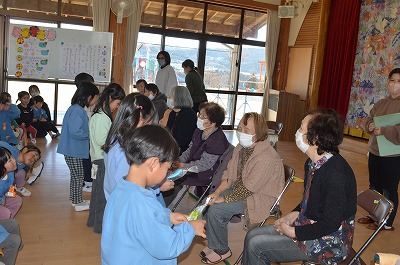 プレゼントをもらったよ