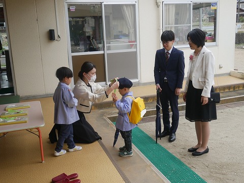 新入園児のお友だち