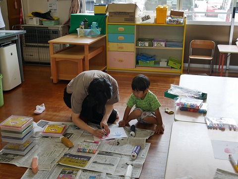 手形作品作り