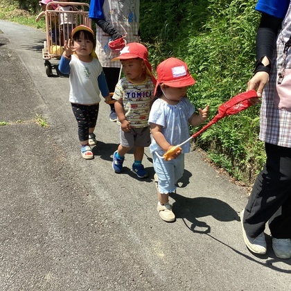 みんなで歩いたよ
