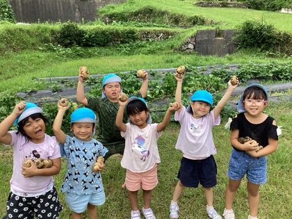 じゃがいも採れたよ