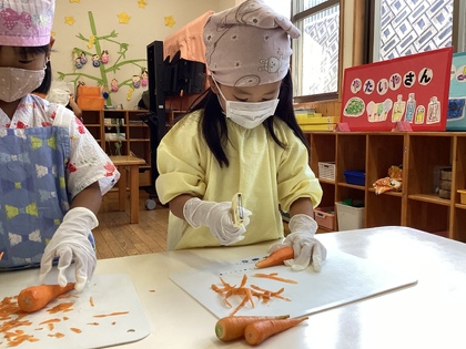 野菜の皮むき