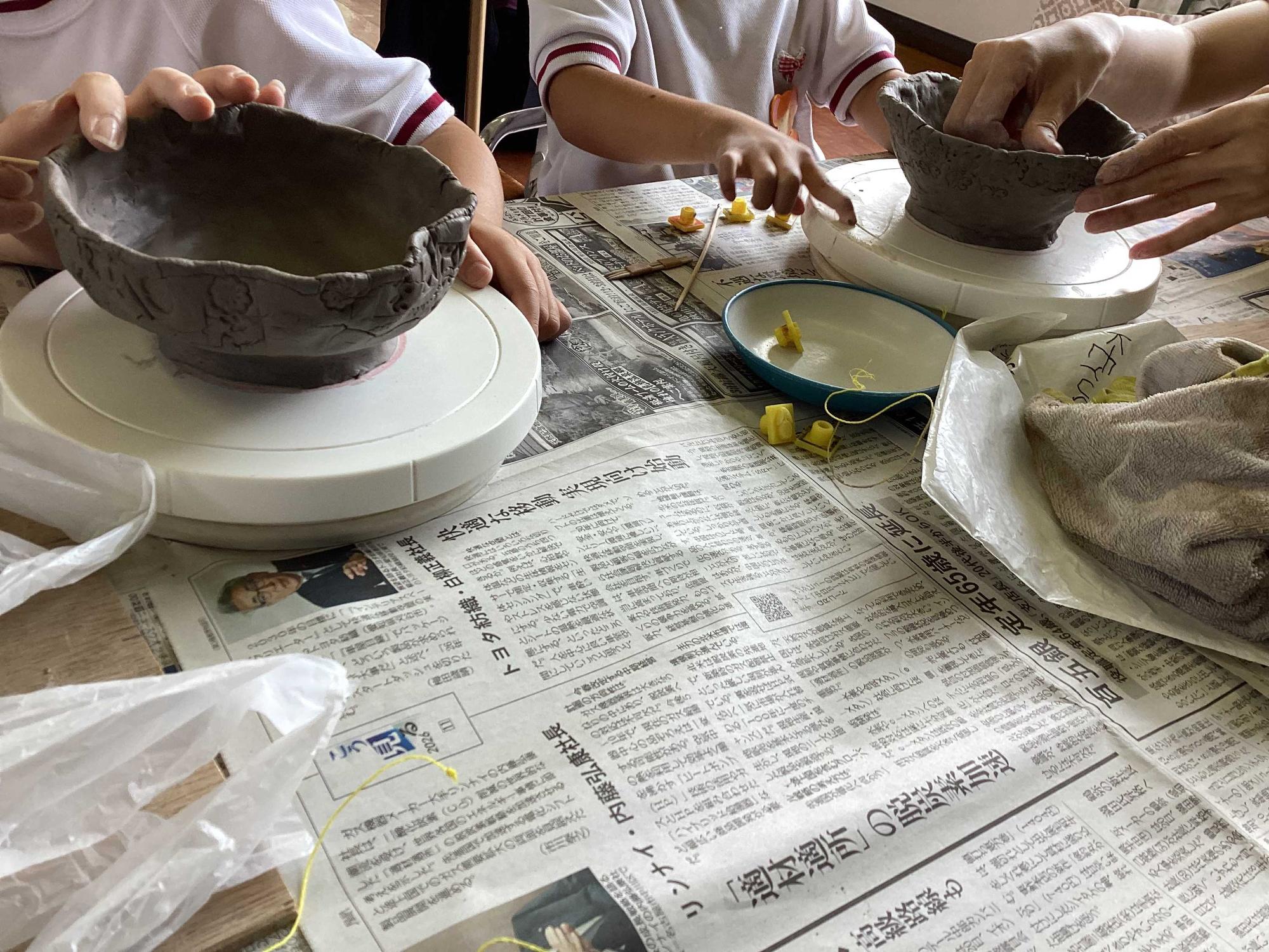 抹茶茶碗作り