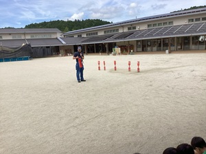 消防士さんのお話を聞きます