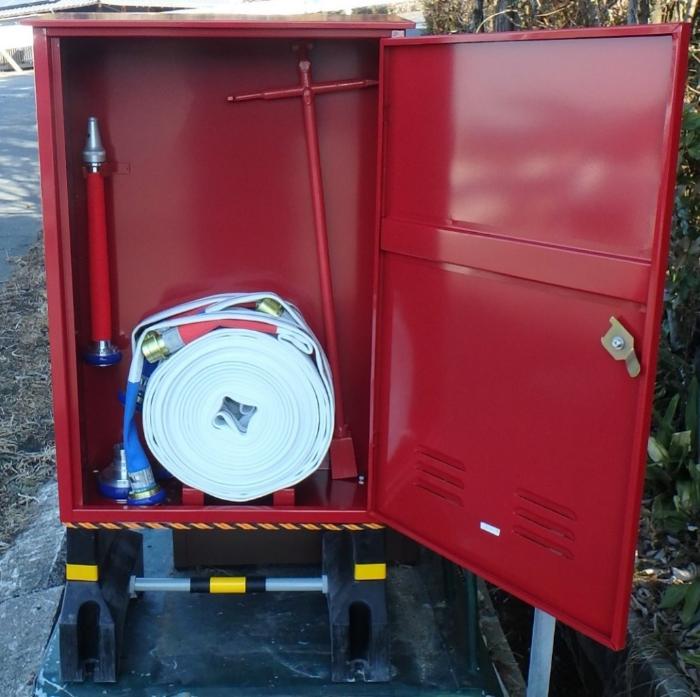 消火栓ボックス内部の写真