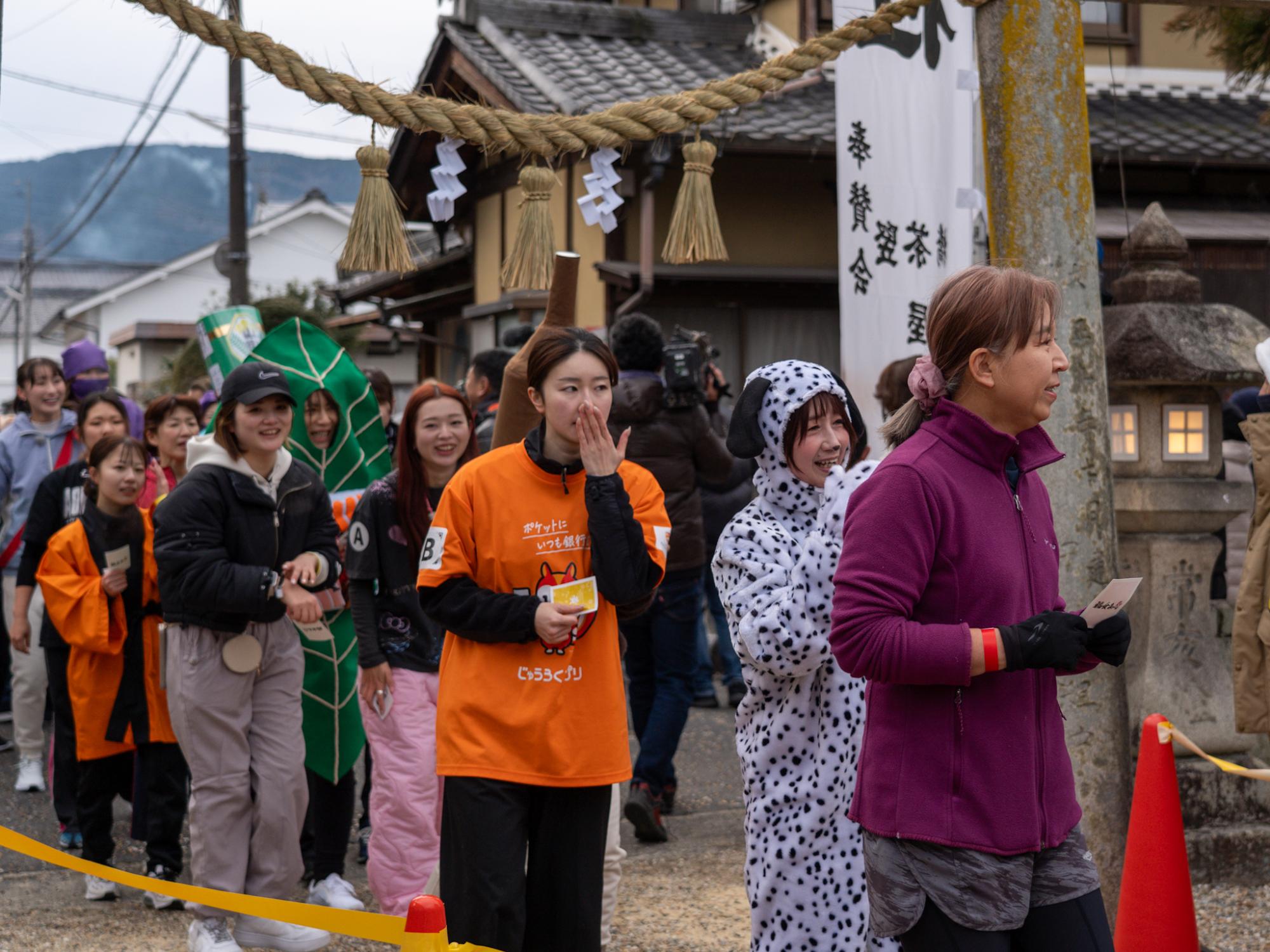 みんな続々とゴール