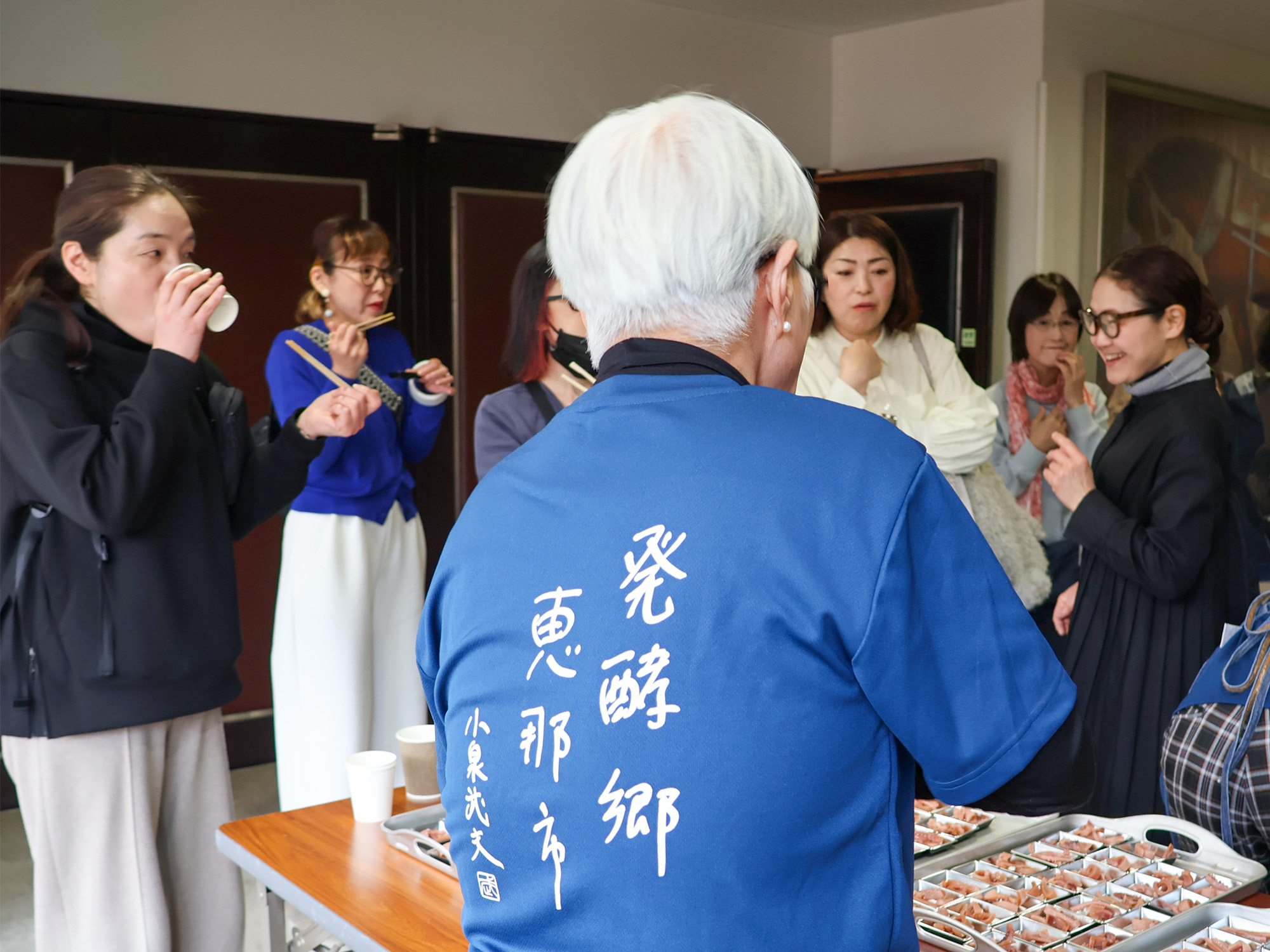 恵那市発酵食品ソムリエの会によるおもてなし