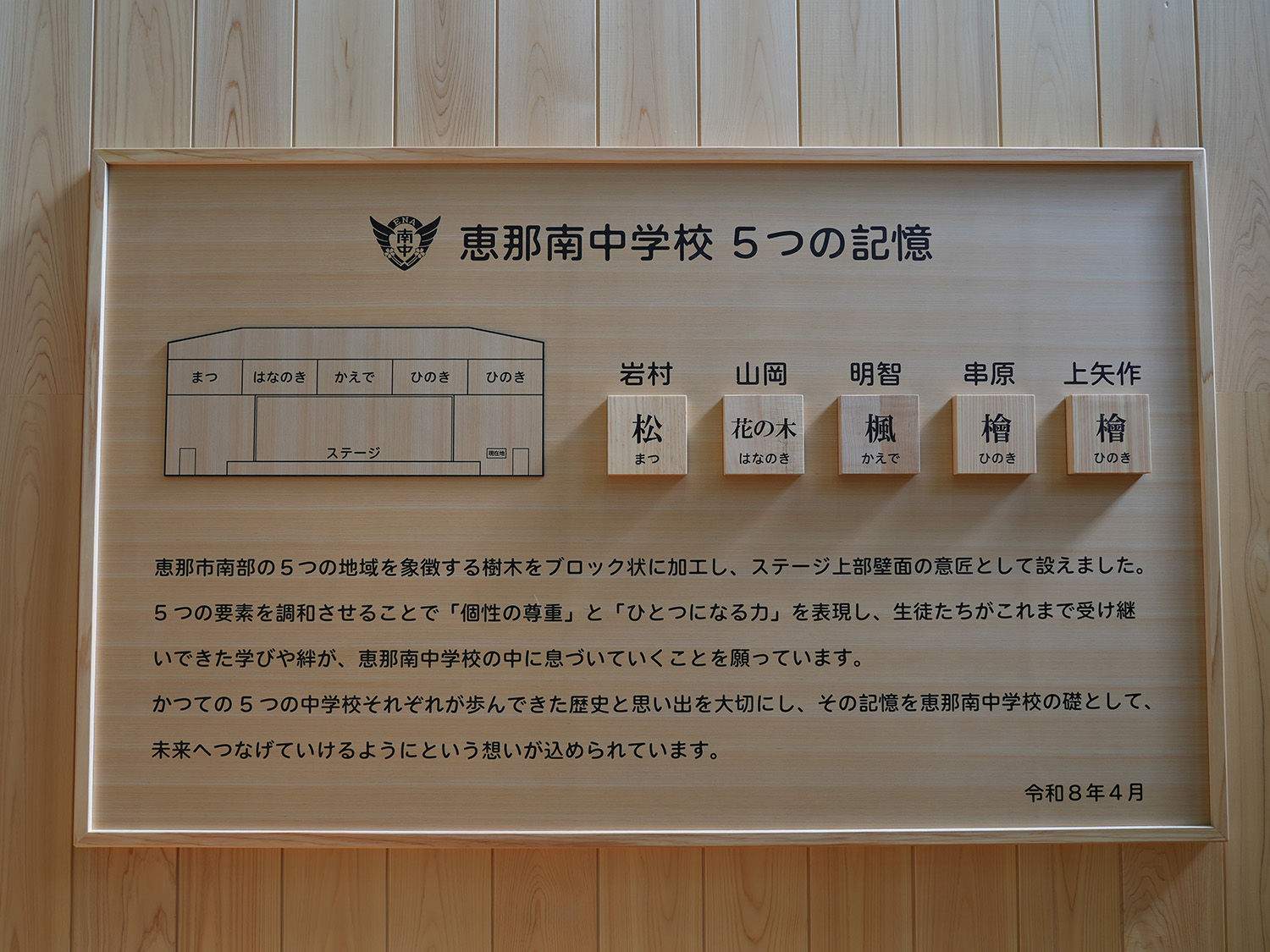 屋内体育館の意匠の説明