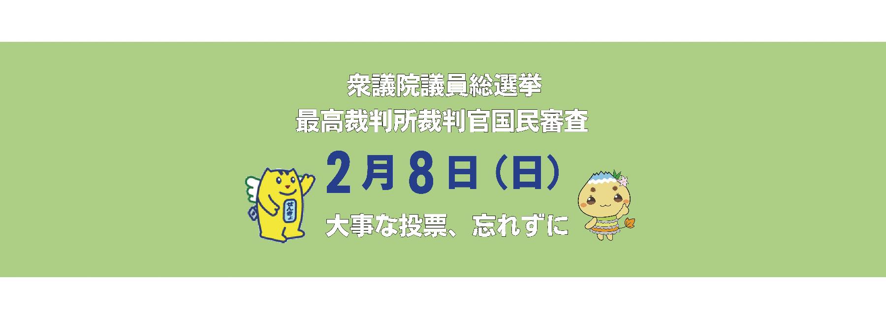 2月8日は衆議院議員総選挙