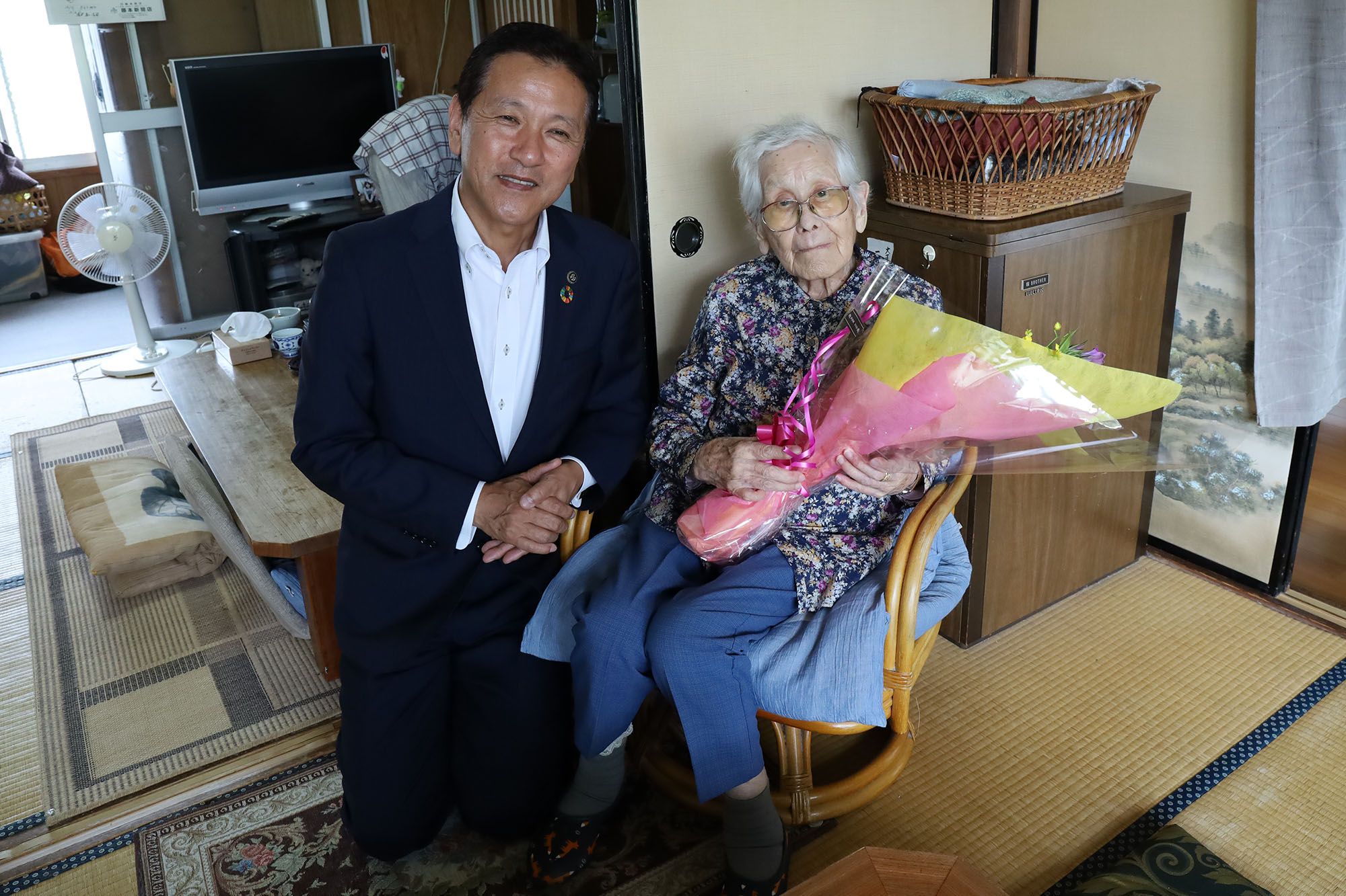 市長と熊谷さん