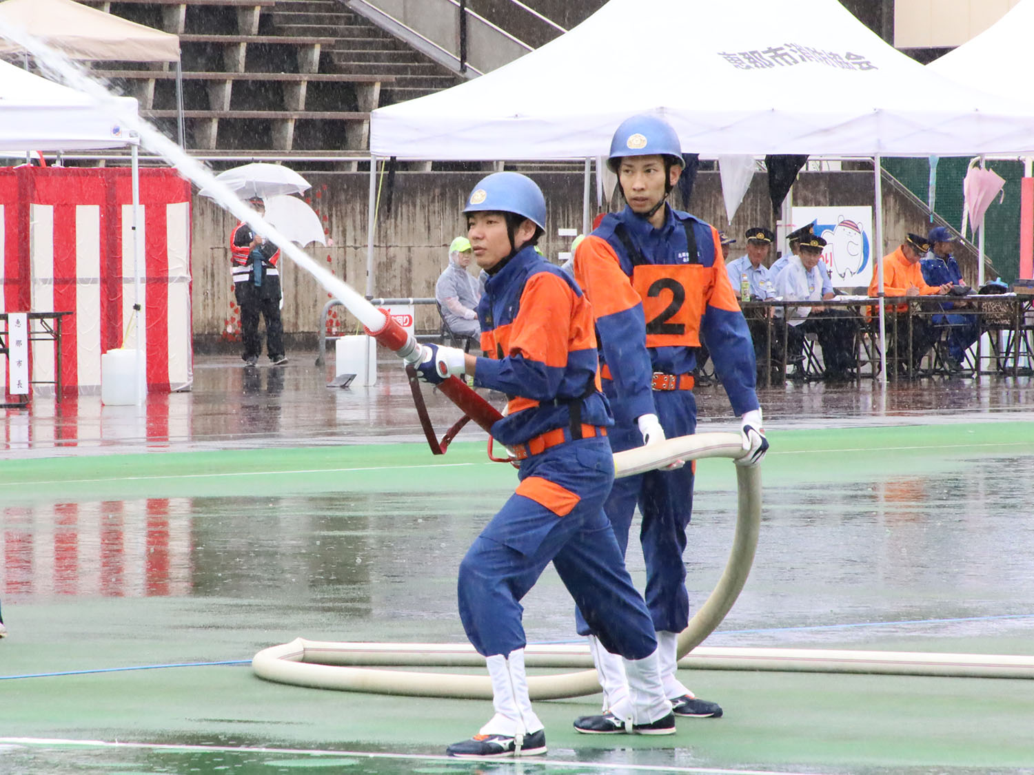 準優勝した長島分団