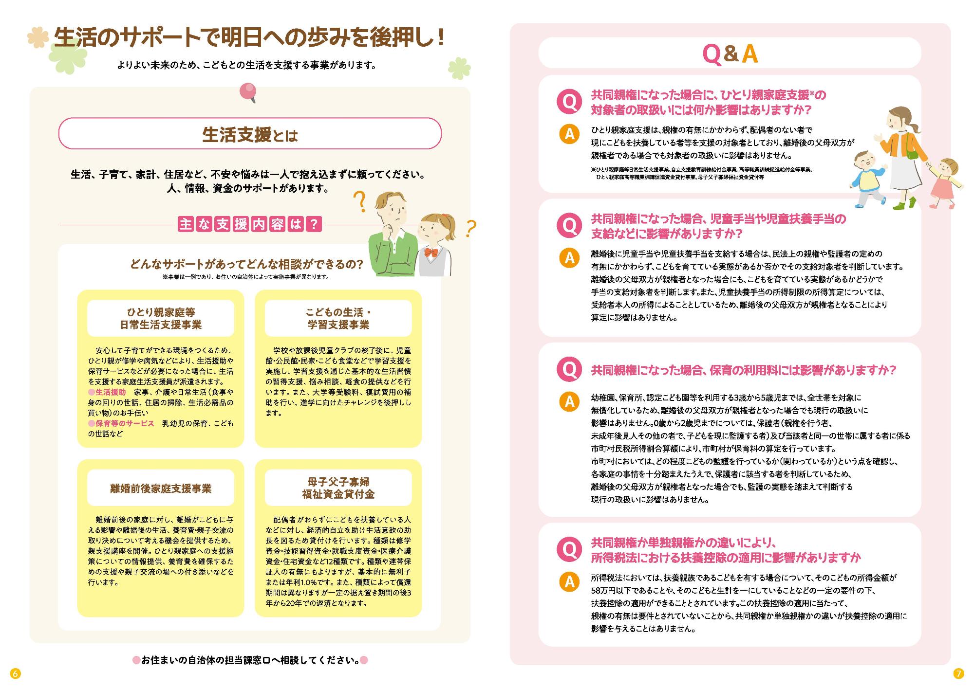 ひとり親家庭のためのみらい応援ガイド4