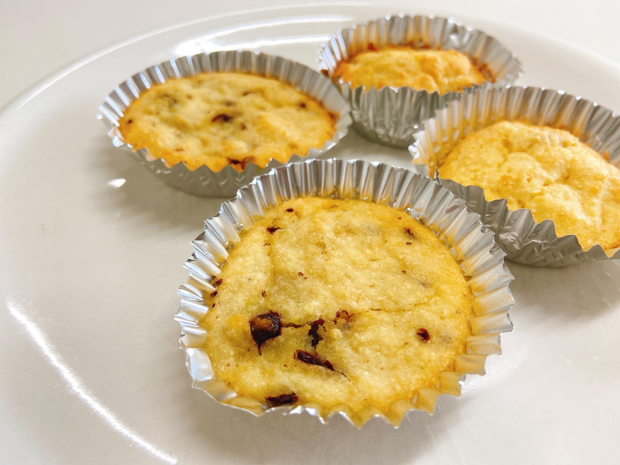 おからとヨーグルトのチョコバナナケーキ