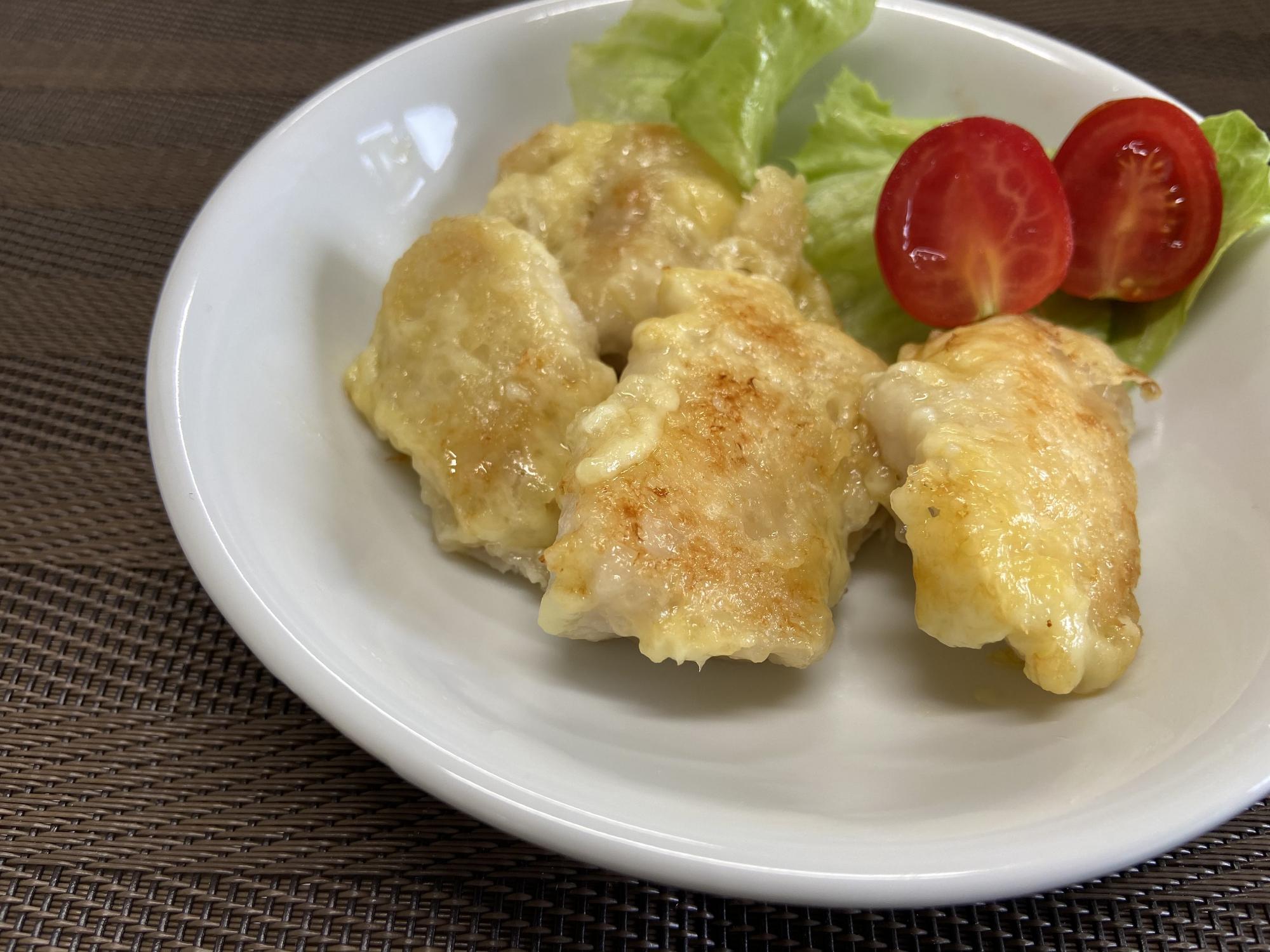 鶏肉のカリカリチーズ焼き