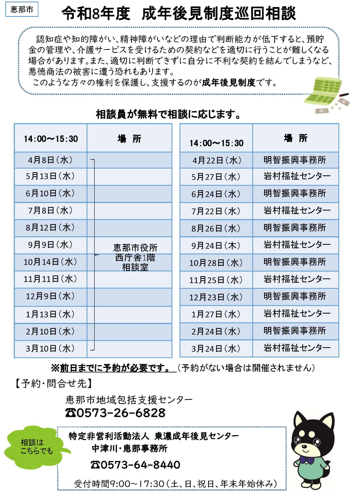 R8成年後見制度巡回相談