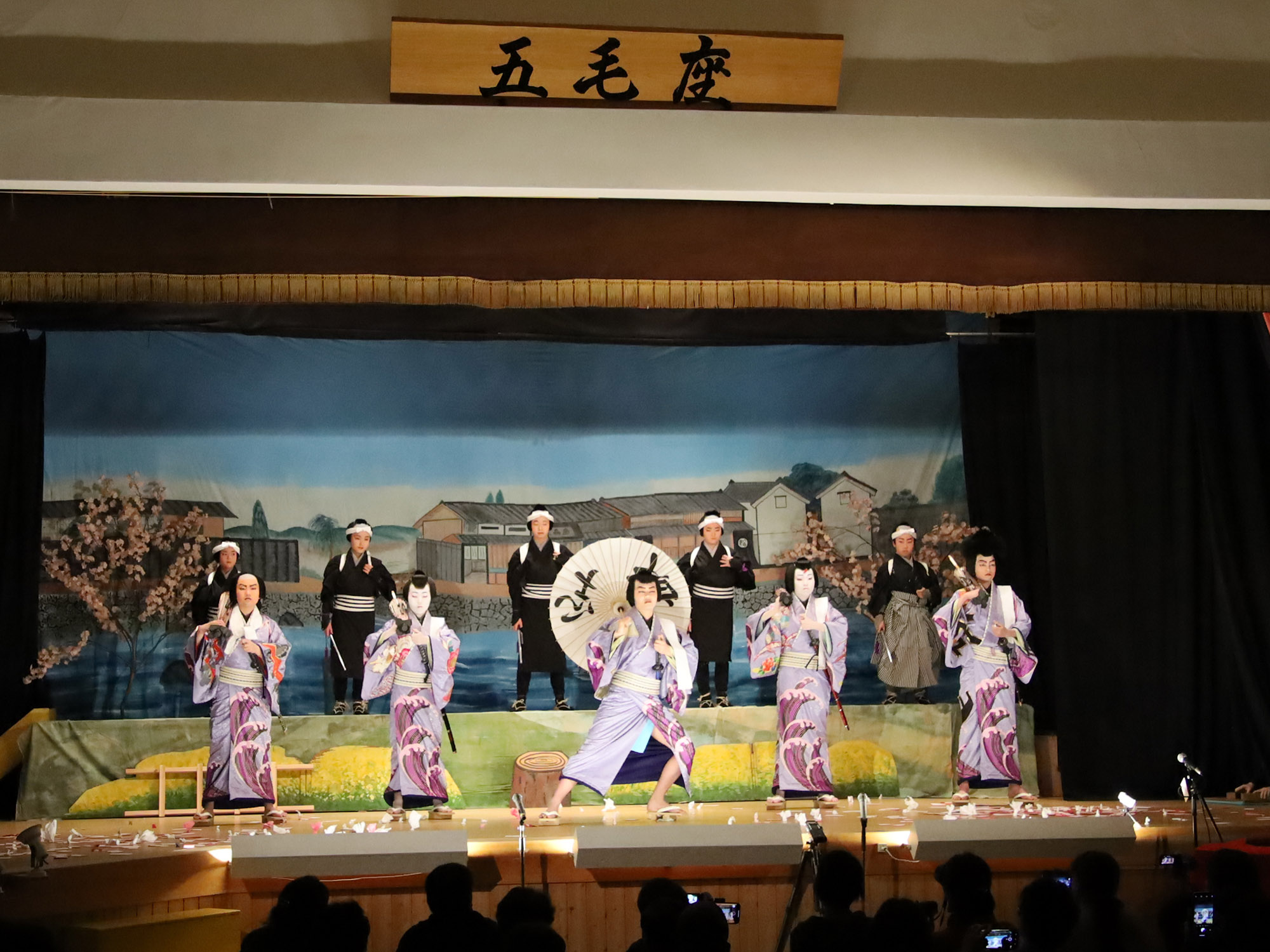 小中学生による白波五人男