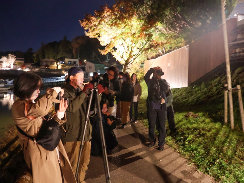 恵那峡公園で撮影