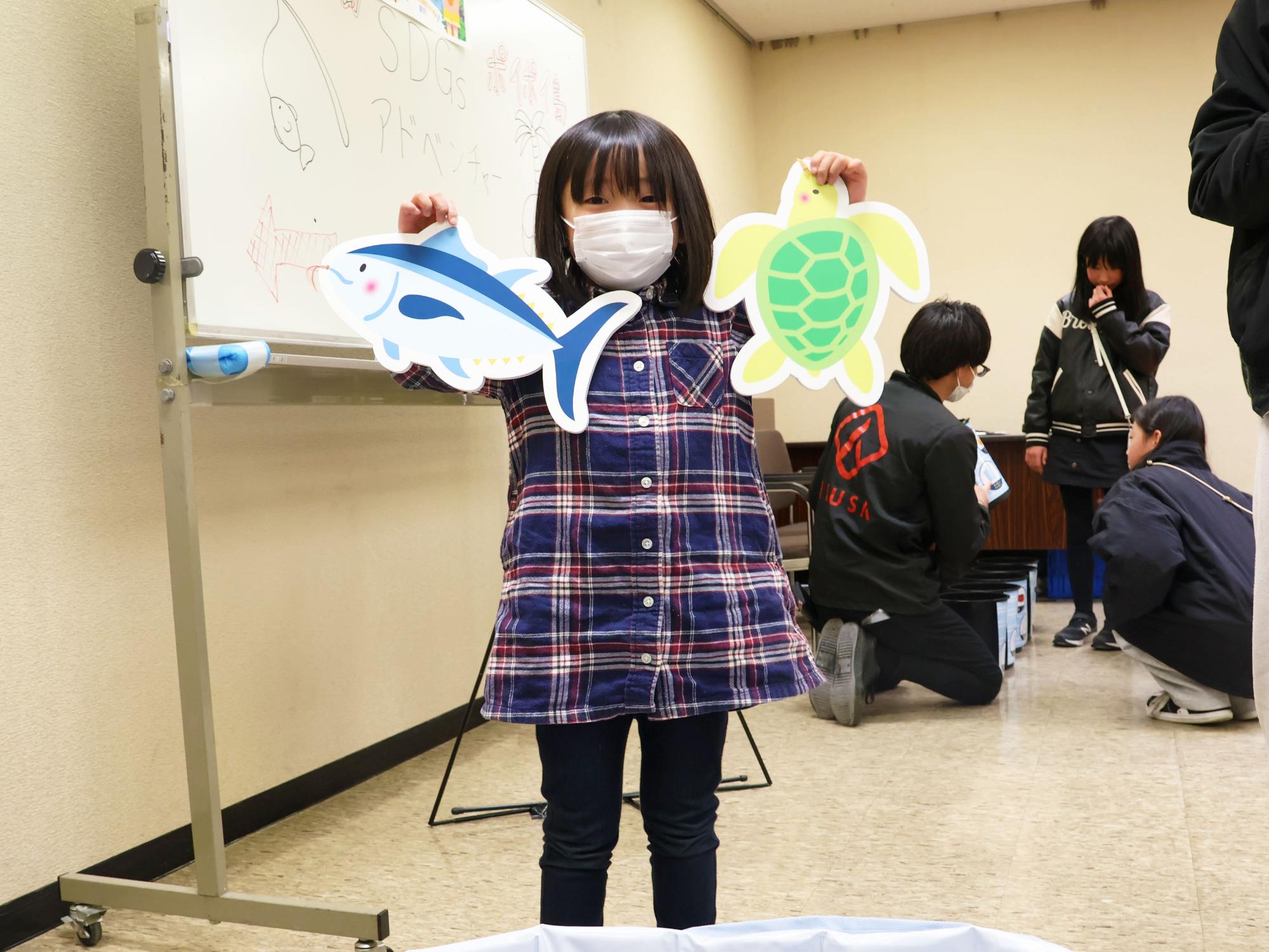 ごみから海洋生物を守ろう！