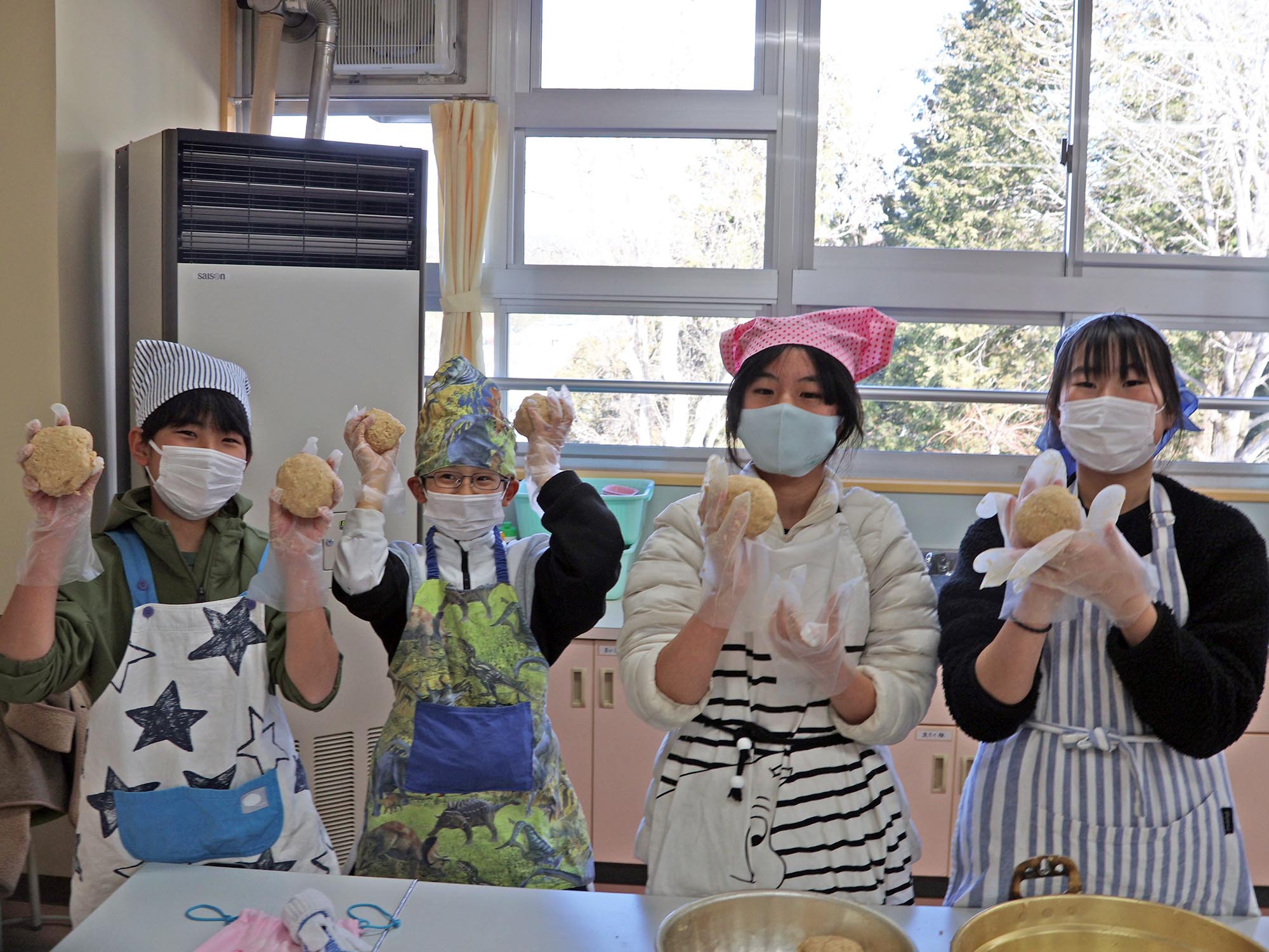 きれいに混ぜたよ！