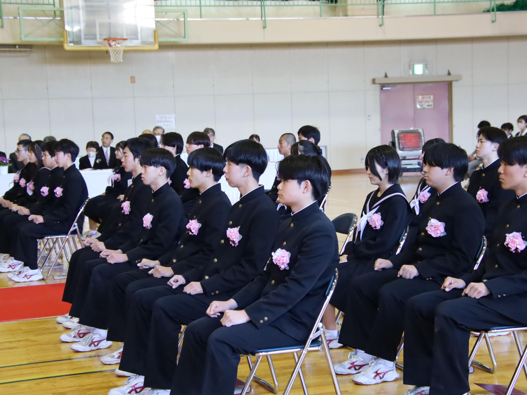 明智中学校卒業式