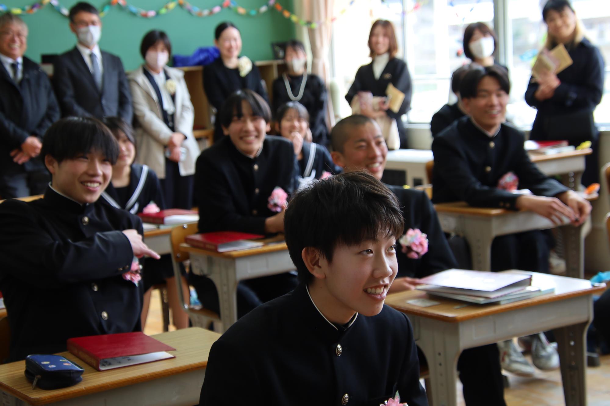 明智中学校卒業式