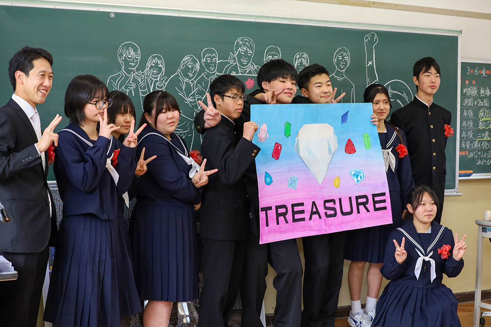 串原中学校卒業式