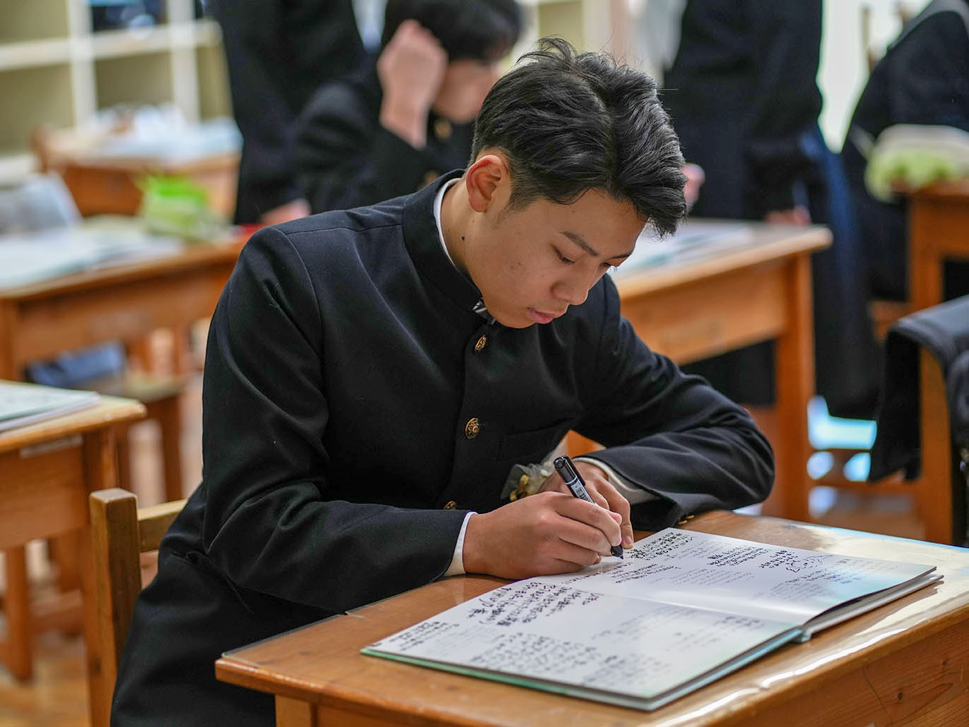 上矢作中学校卒業式