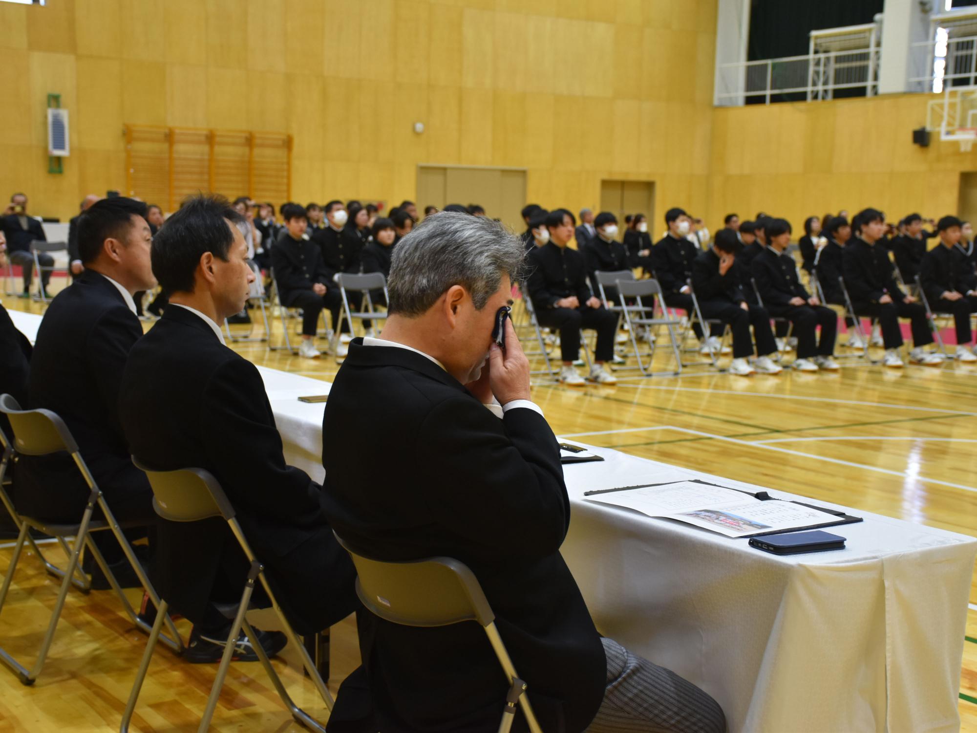 山岡中学校卒業式