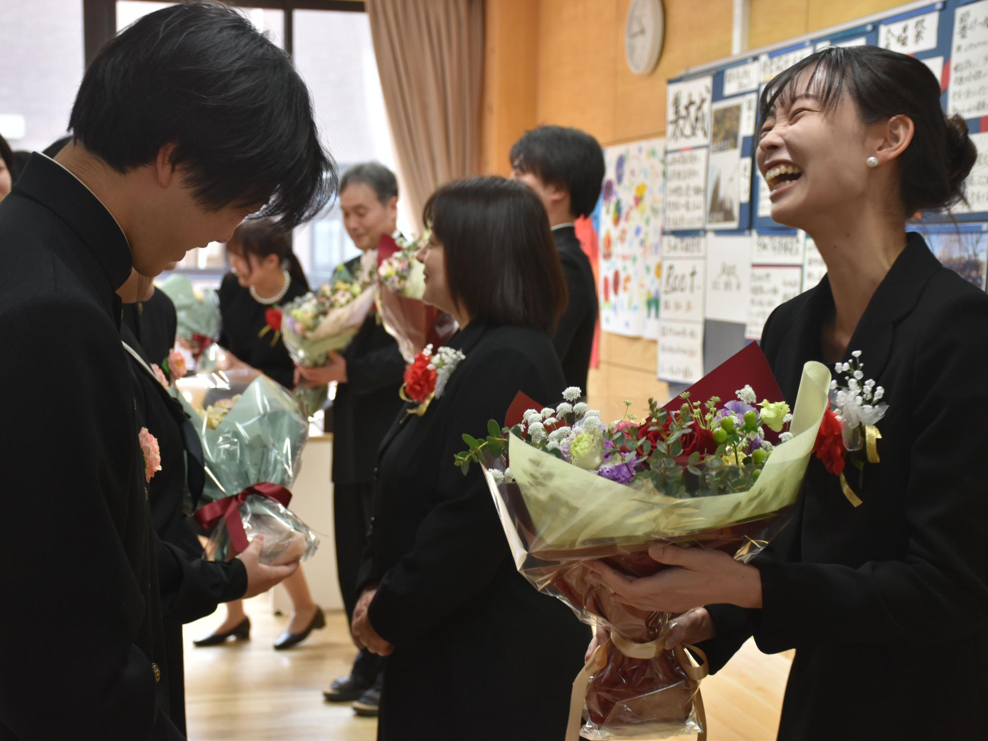 山岡中学校卒業式