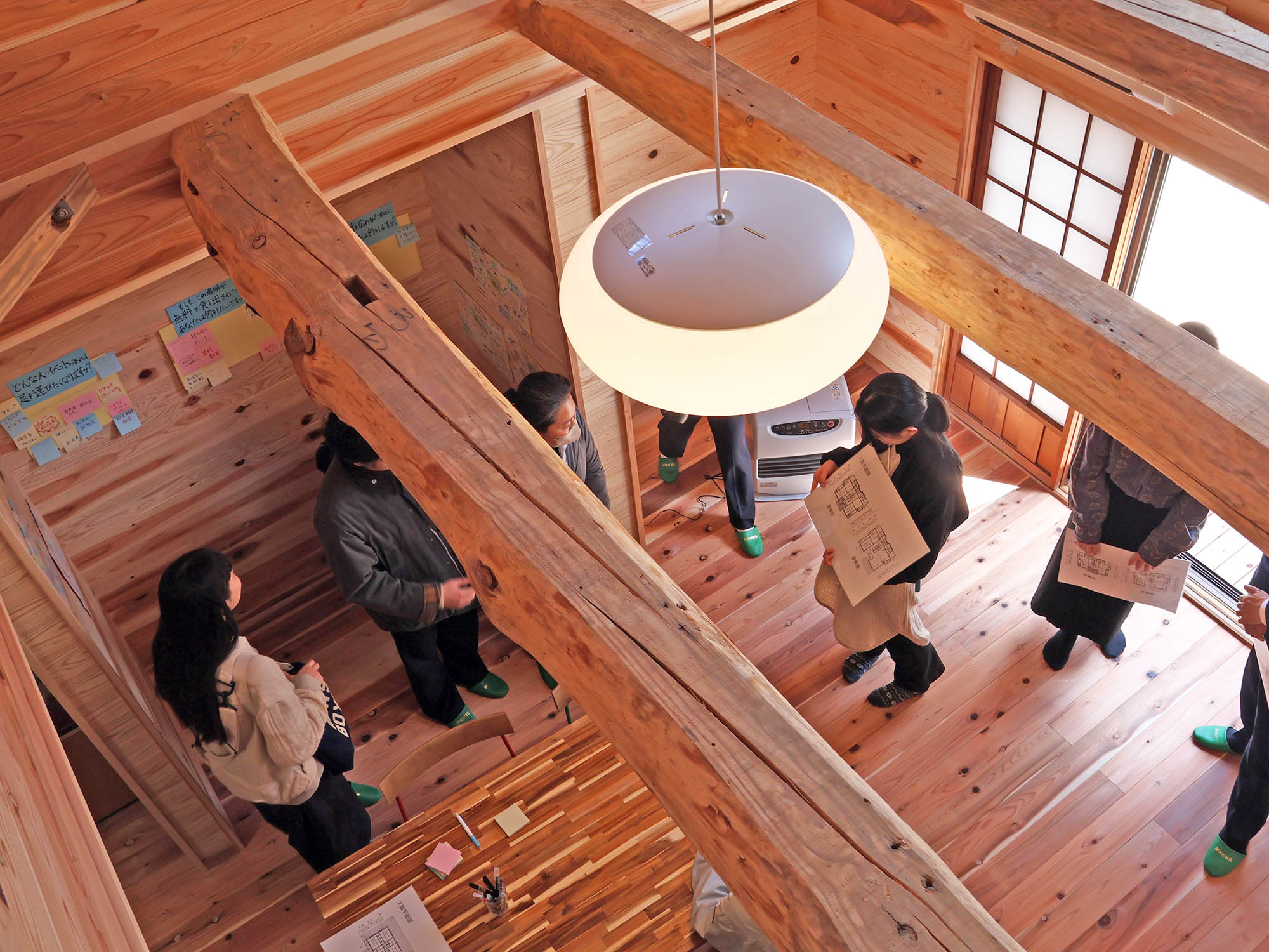 こだわりの吹き抜け