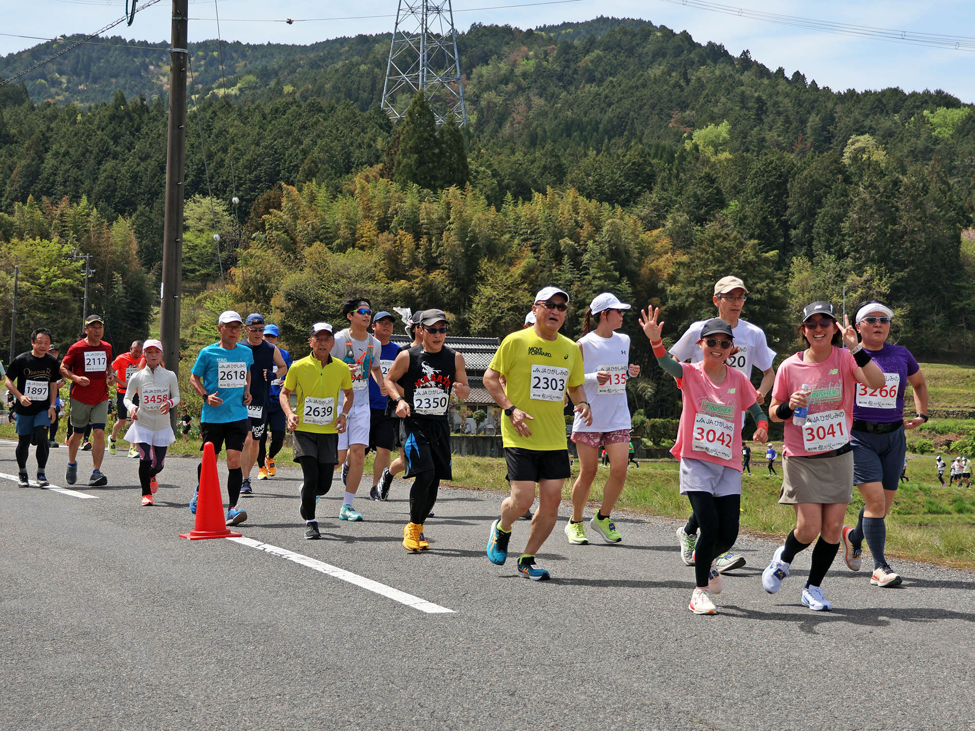 新緑の恵那を駆ける