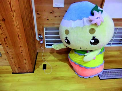 停電時もスマホを充電できるよ