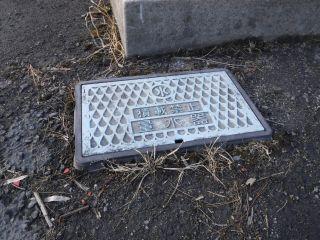 水道メーターボックスの一例