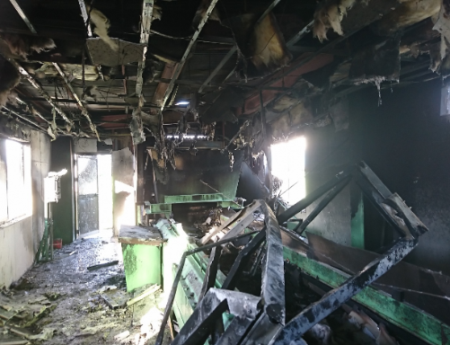 リチウム電池火災